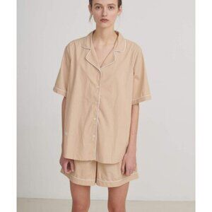 Skall Studio Skall Summer Top Dark Sand Tunic Night Shirt S 36